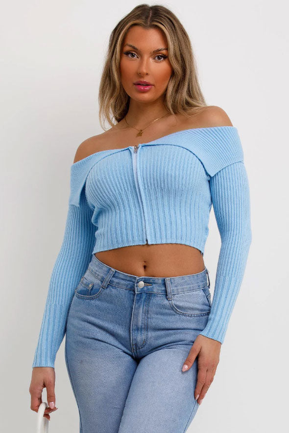 Shoulderless jumper on sale