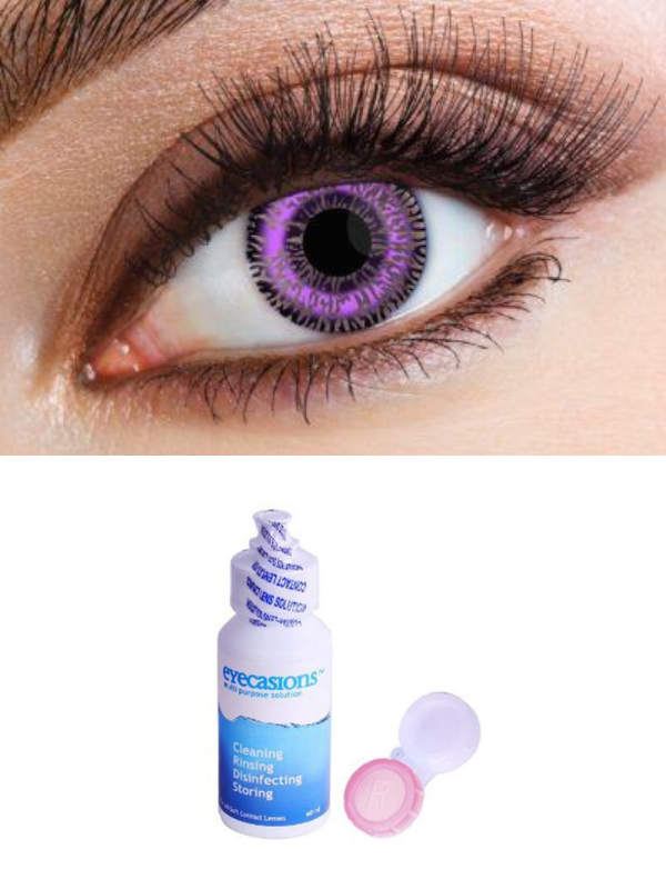 Cosmetic contact lenses 30 Day – Two Tone Violet