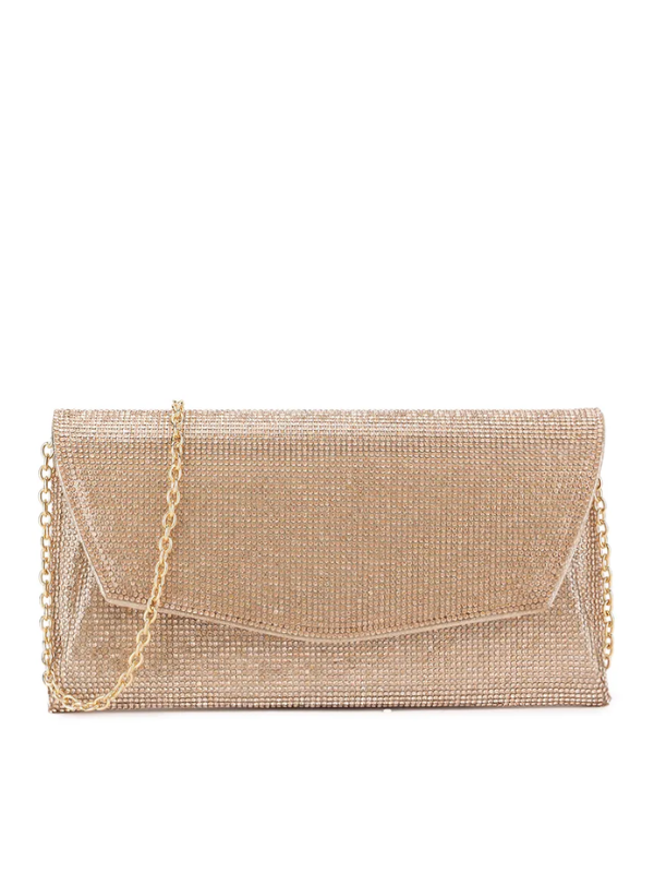 Diamante Evening handbag Z3165 Rose Gold