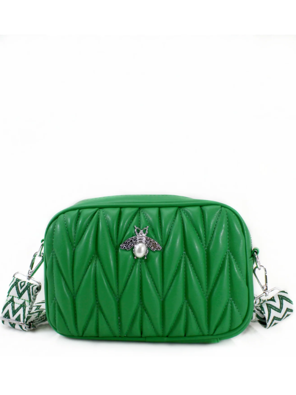 QUILTED BEE Bag Green