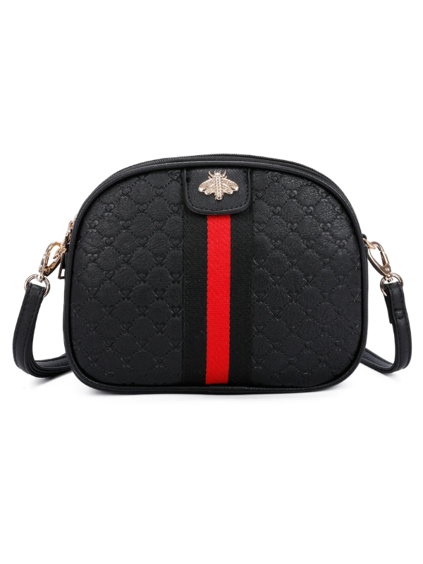 Crossbody Bee bag Black