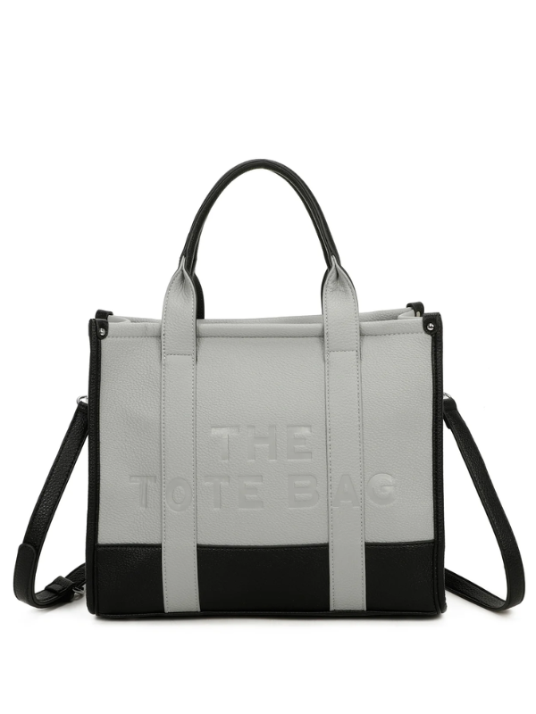 Large Tote Bag Light Grey