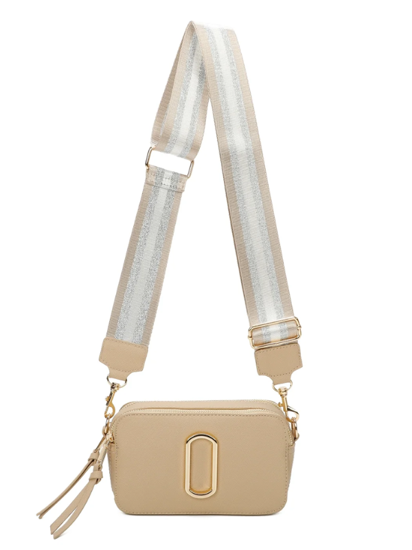 Box Cross body Bag Beige