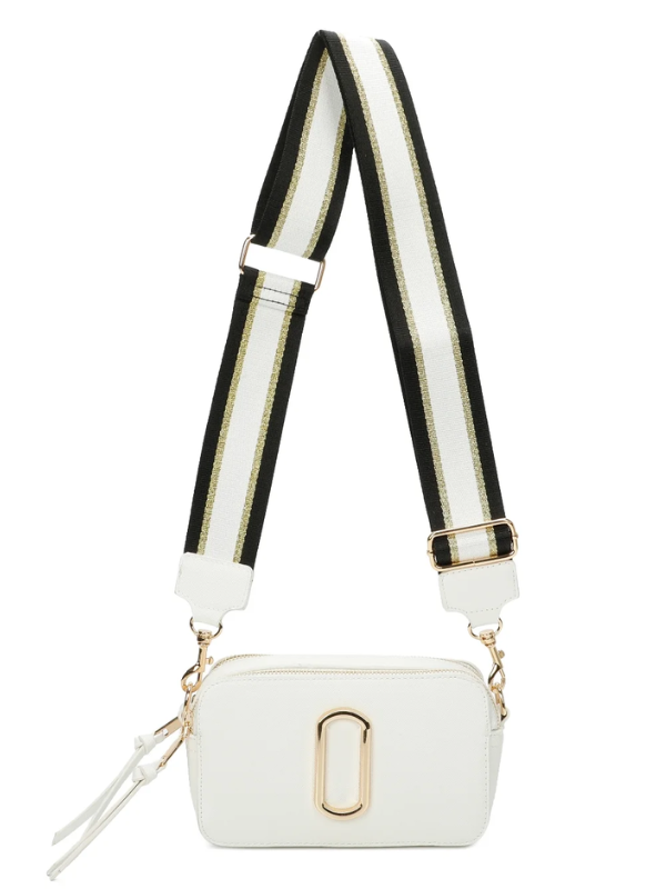 Box Cross body Bag White