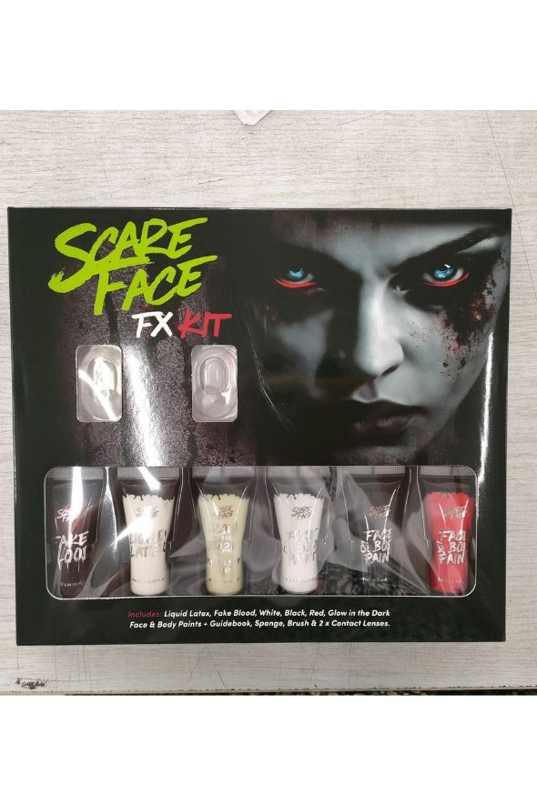 Scare Face FX Kit- Zombie White