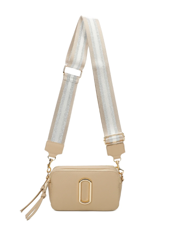 Box Cross body Bag Beige