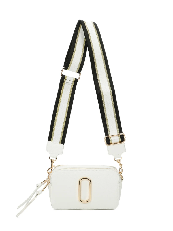 Box Cross body Bag White