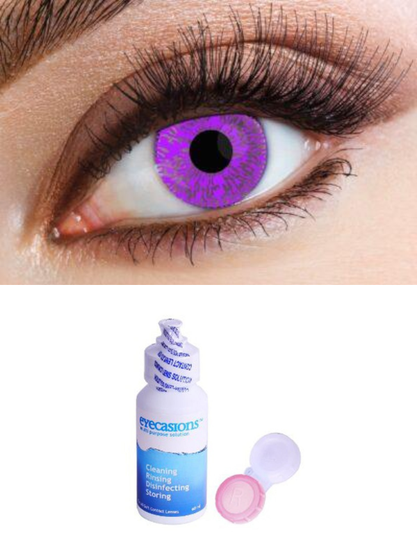 Cosmetic contact lenses 30 Day – One Tone Violet Tint