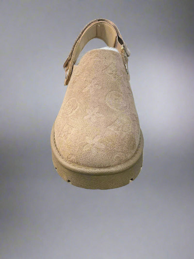 Mule Strap Slippers- Beige