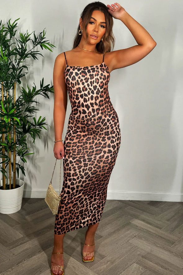 Animal Print Maxi Dress