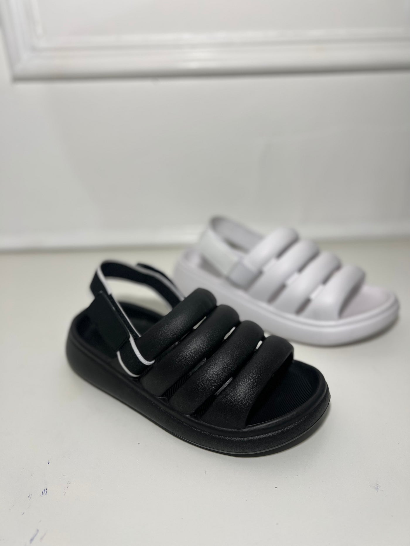 Black Foam open toe sandle