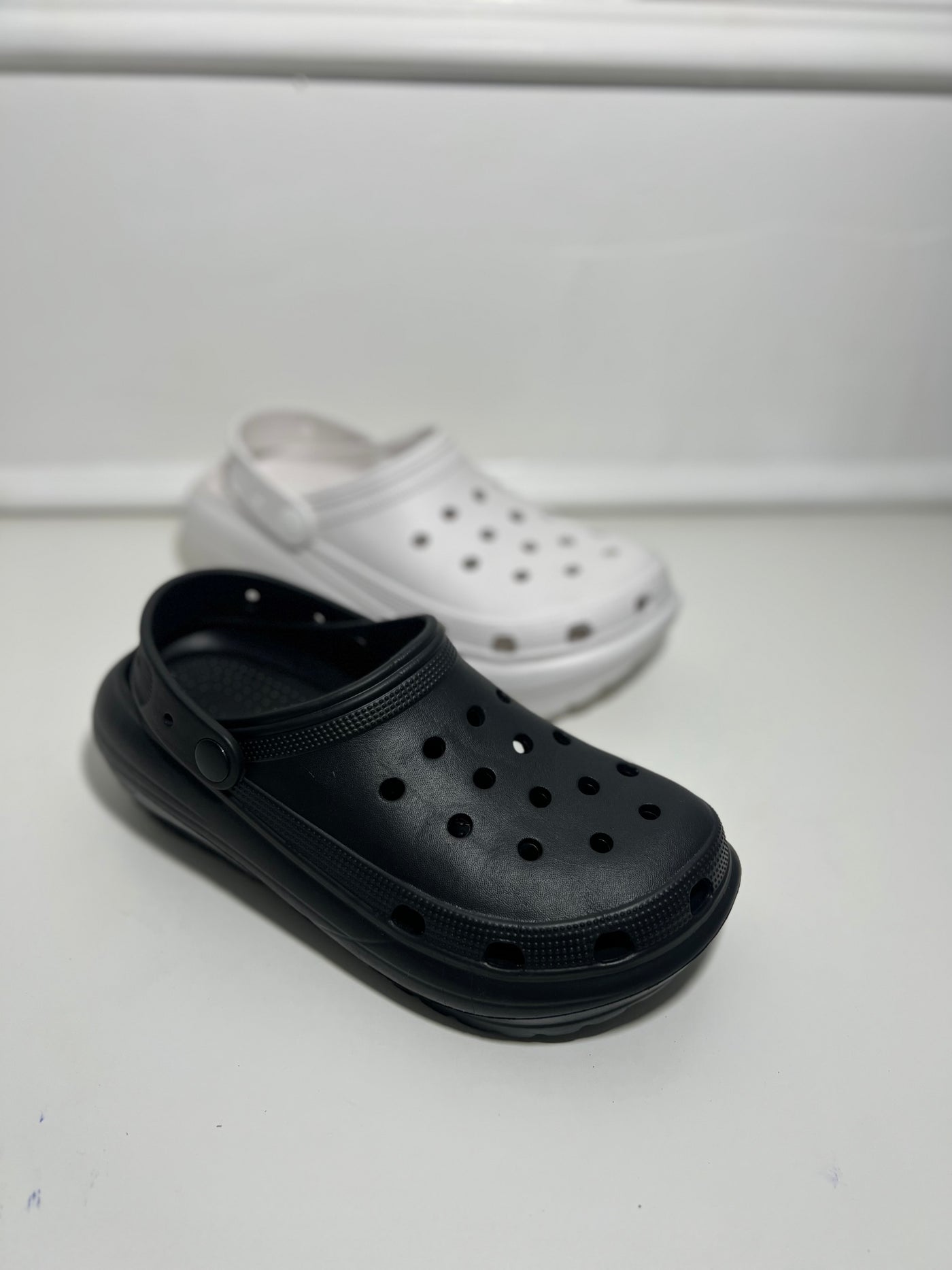 Black Chunky Foam sandle