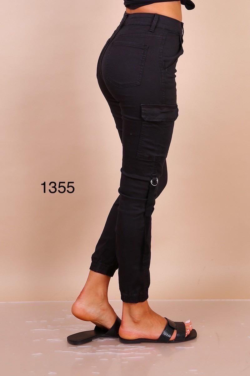 Black Cargo style jeans