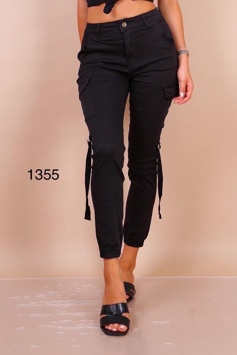 Black Cargo style jeans